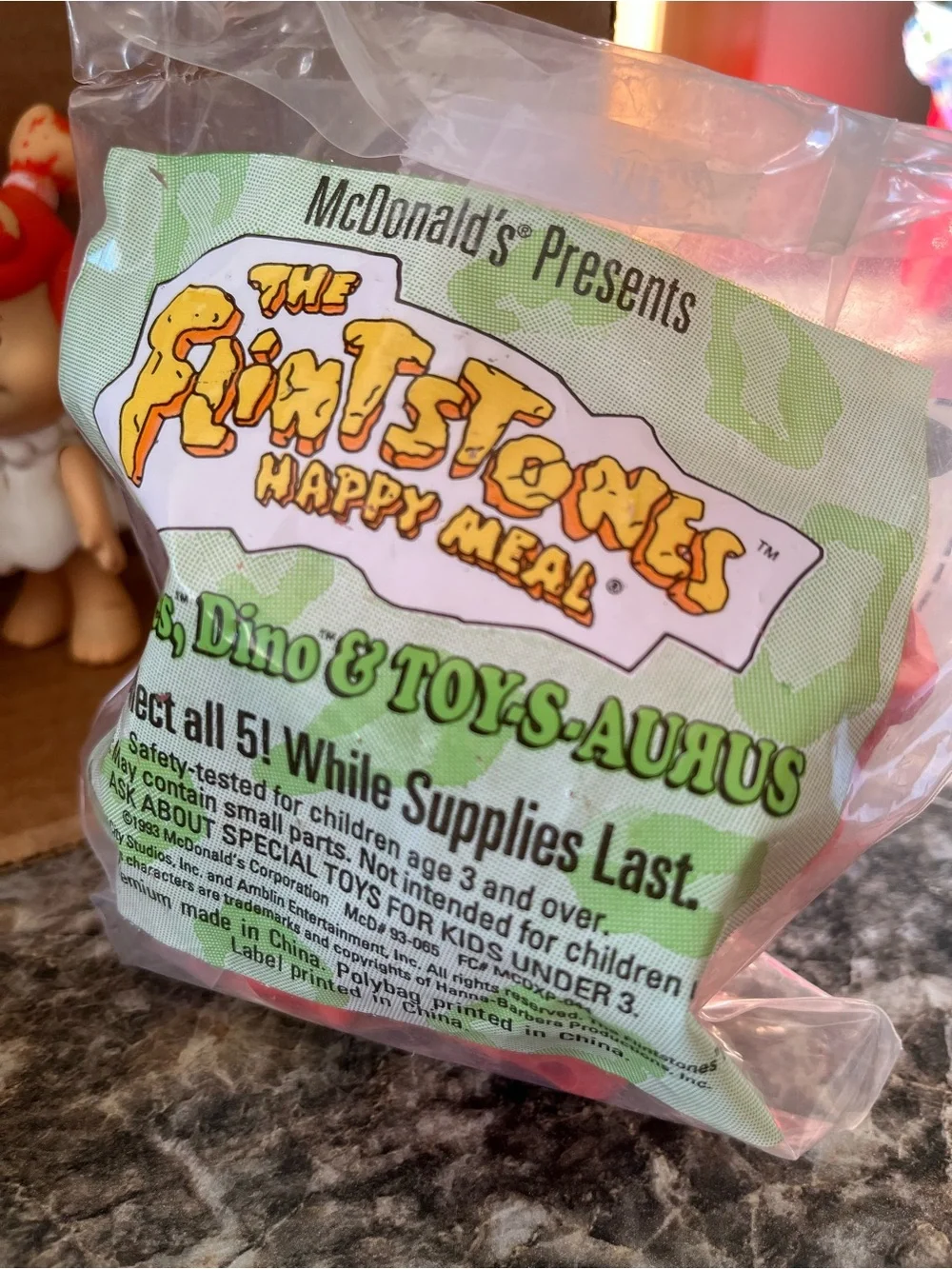 McDonald's Flintstones Happy Meal Toys